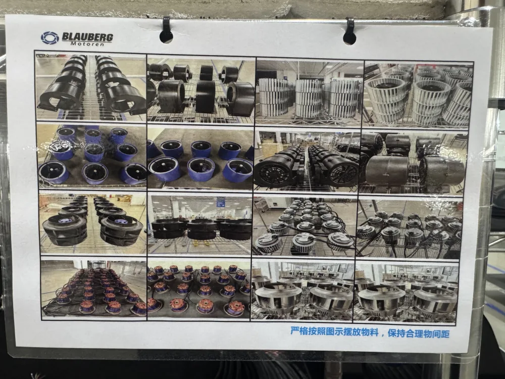 Blauberg production process card