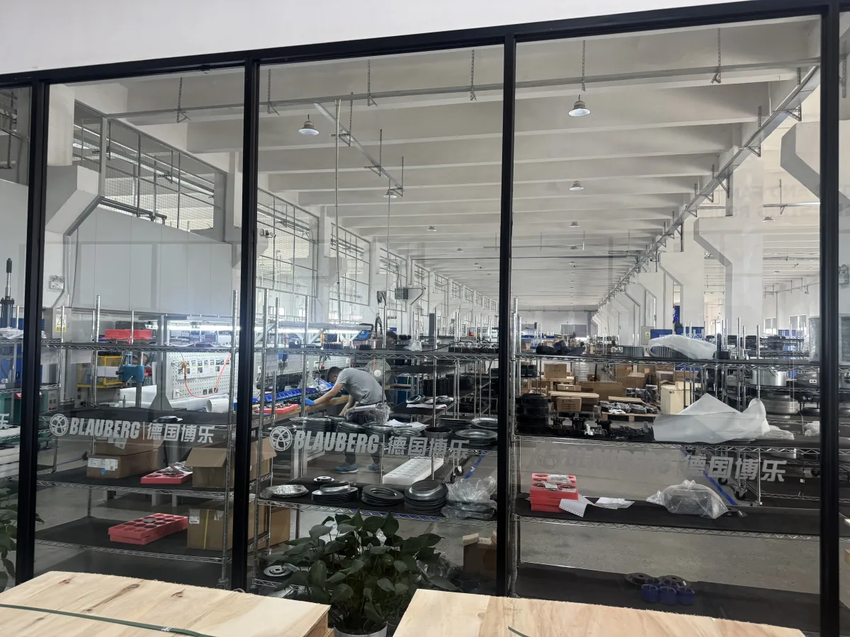 Blauberg sample production line