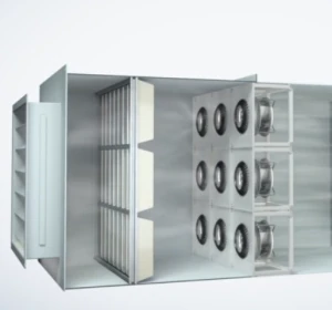 EC fan-wall retrofit for an air-handling unit