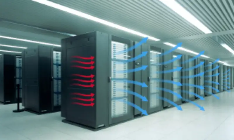 EC fan-wall cooling solution for a data-centre equipment room