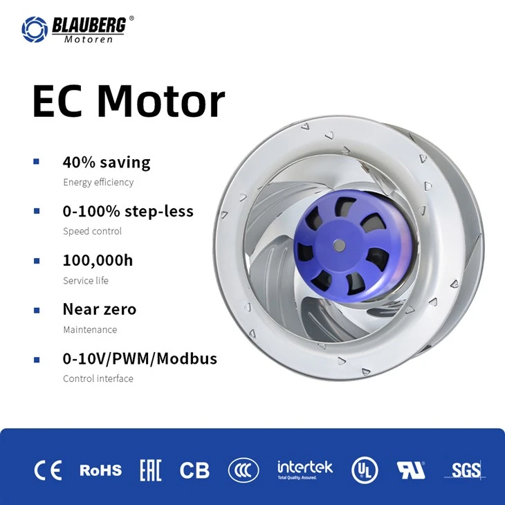Blauberg BL-B310C-EC-07 310mm EC Backward Curved Centrifugal Fan factory