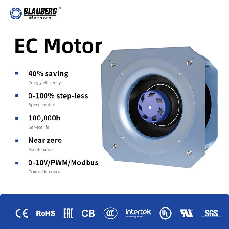 Blauberg GL-B175B-EC-M2 175mm EC Backward Curved Centrifugal Plug Fan suppliers