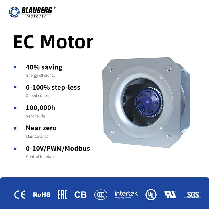 Blauberg GW-B250B-EC-M7 250mm EC Plug Fan factory