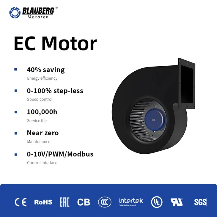 Blauberg SL-F180E-EC-05 180mm EC Single Inlet Centrifugal Blower suppliers