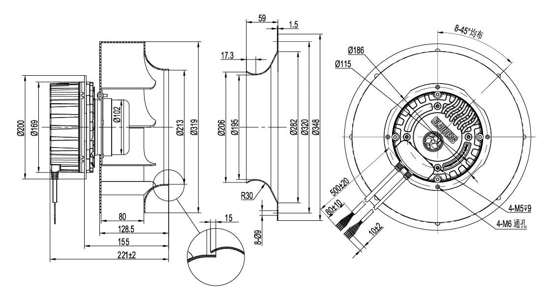 product-1000-1 Overall Dimensions