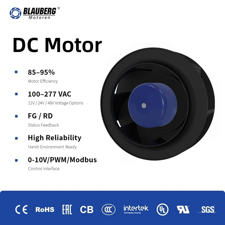 Blauberg BE-B225G-EC-N07 225mm DC Backward Centrifugal Fan suppliers