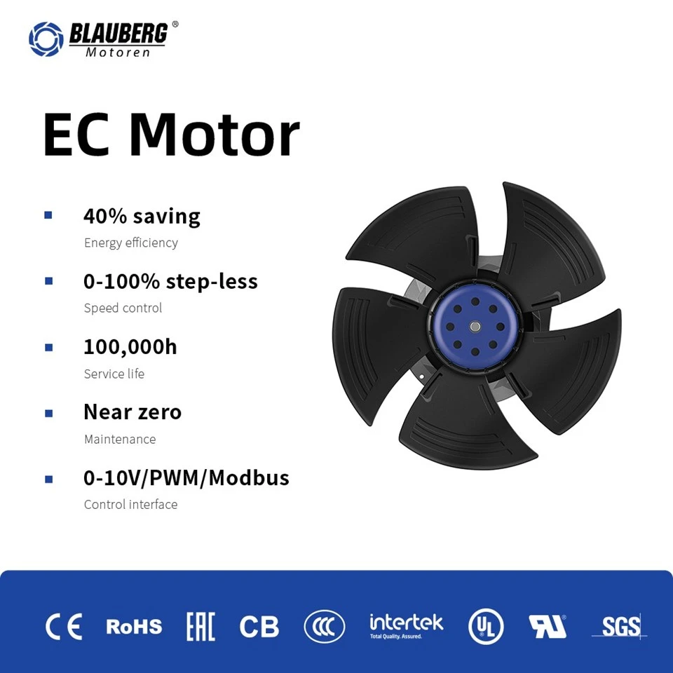 Blauberg BL-A350C-EC-05 350mm EC Axial Fan factory