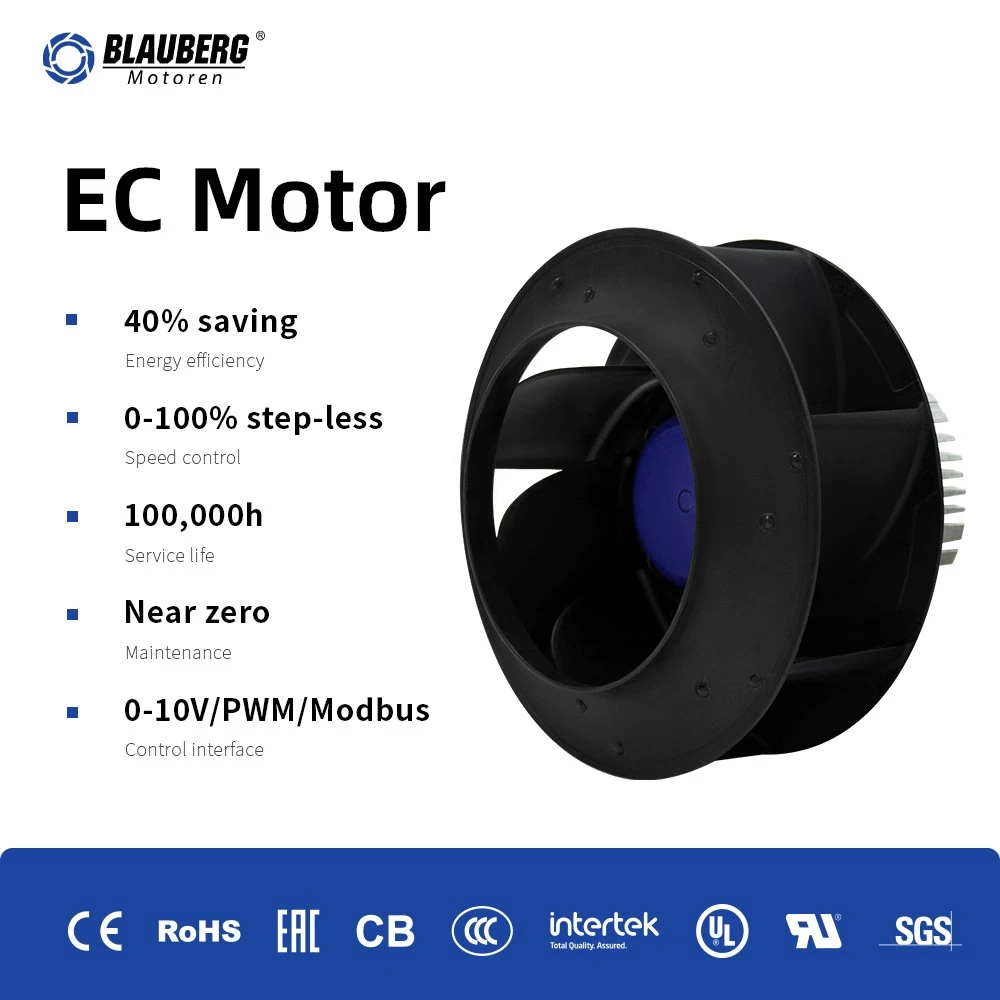 Blauberg BL-B310B-EC-05 310mm EC Backward Curved Centrifugal Fan factory