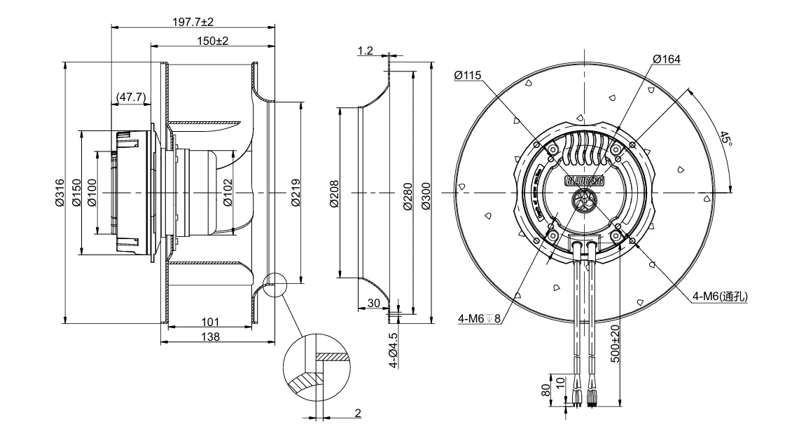 product-1000-1 Overall Dimensions