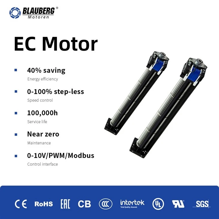 Blauberg 40mm AC Cross Flow Fans For Air Conditioner factory