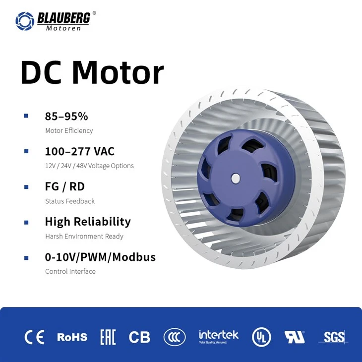 Blauberg BD-F140B-EC-00 140mm DC Forward Curved Centrifugal Fan factory