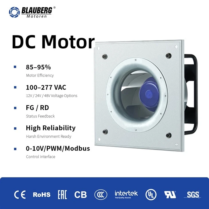 Blauberg GD-B280D-EC-N07 280mm DC Backward Centrifugal Fan factory