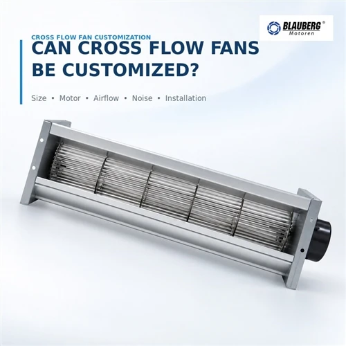 Can cross flow fans be customized?