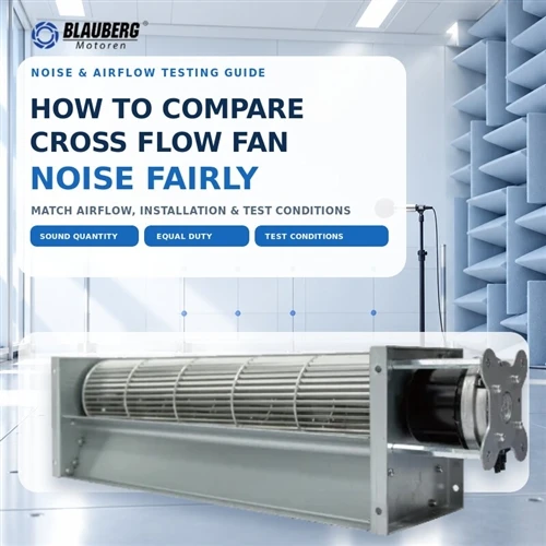 How to Compare Cross Flow Fan Noise Fairly