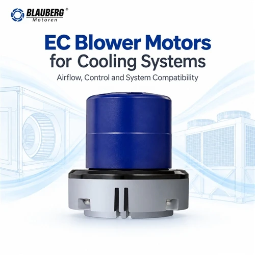 Can an EC centrifugal blower motor be used in a cooling system?