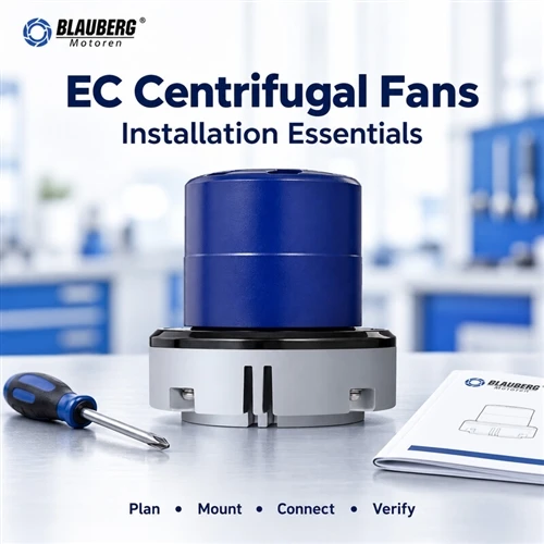 How to install an Ec Centrifugal Fan?