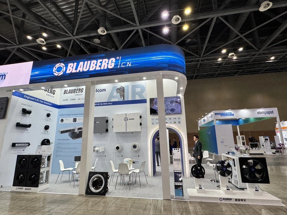 news-1179-884 Blauberg Motoren booth at HARFKO 2026