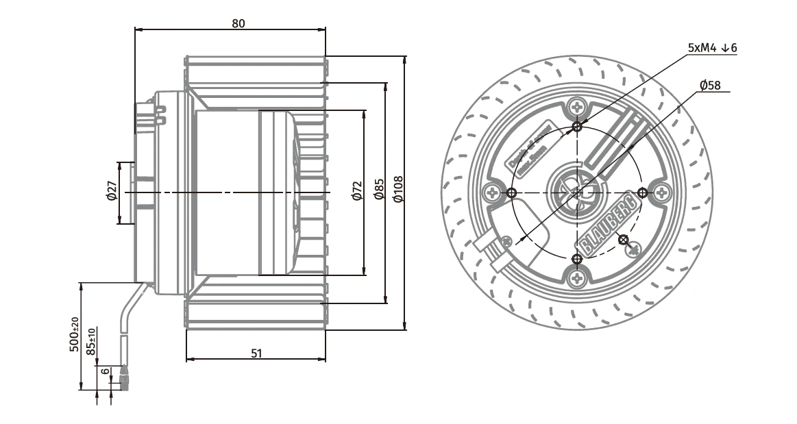 BD-F108A-EC-00 overall dimensions BD-F108A-EC-00 overall dimensions