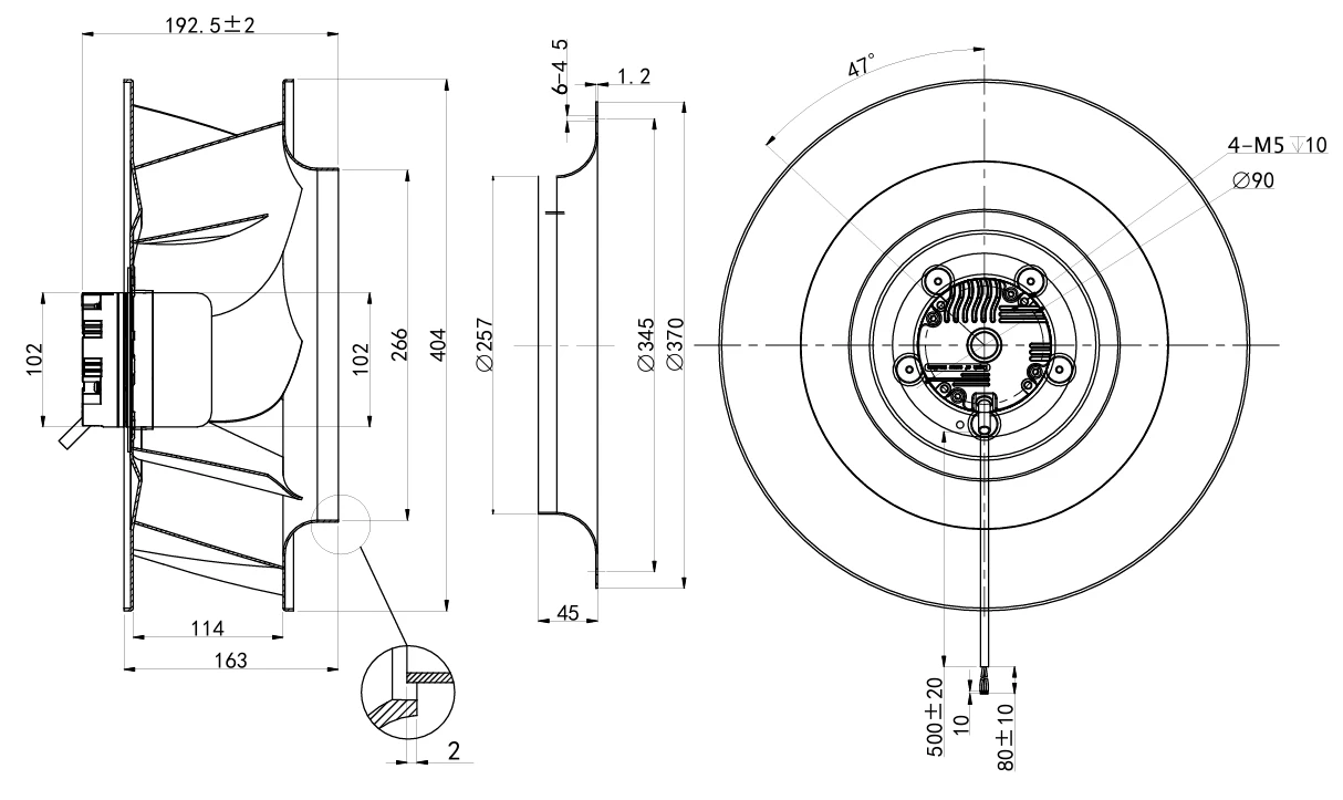 product-1-1 BE-B400H-EC-05 overall dimensions