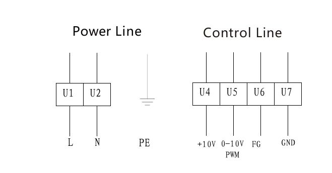 SL-F140B-EC-00 electrical connection