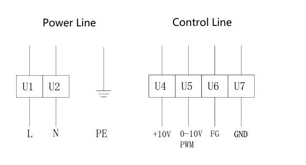 SL-F140B-EC-02 electrical connection