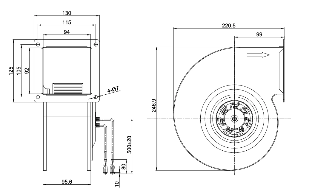 product-1-1 SL-F140C-EC-00 overall dimensions