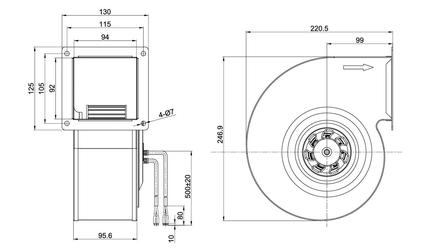 product-1-1 SL-F140C-EC-02 overall dimensions