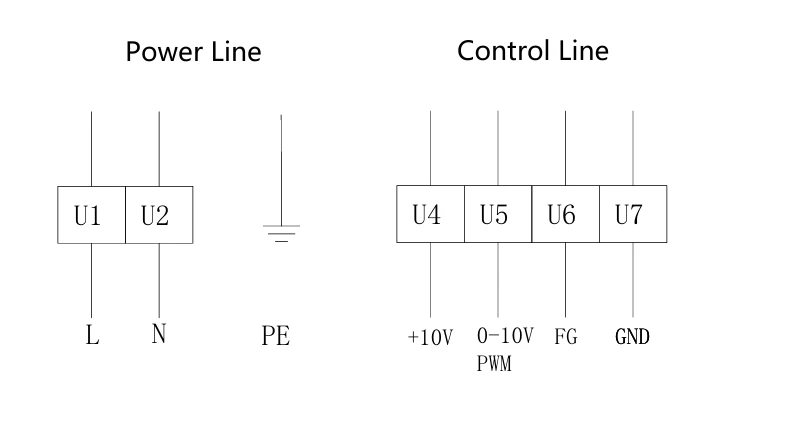 SC-F160B-EC-00 electrical connection