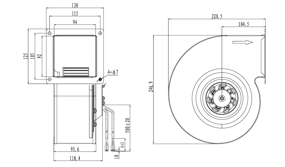 product-1-1 SC-F160C-EC-01 overall dimensions