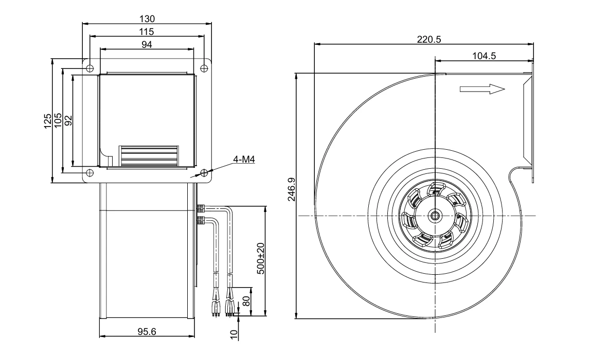 product-1-1 SL-F160B-EC-02 overall dimensions