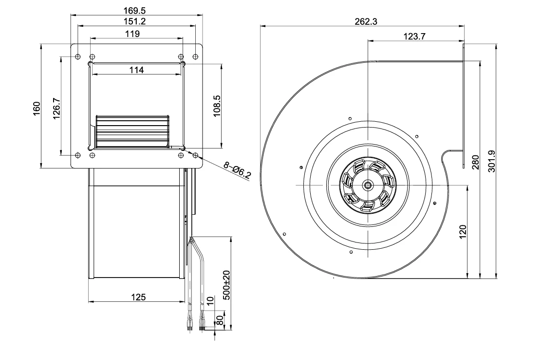 product-1-1 SC-F180A-EC-01 overall dimensions