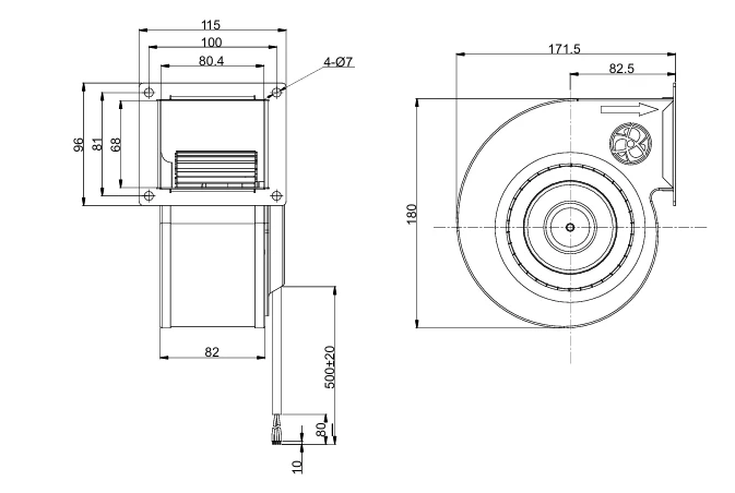 product-673-452 SD-F120B-EC-N02 overall dimensions
