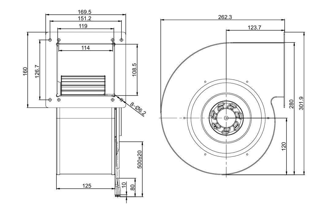 product-1040-688 SD-F180A-EC-01 overall dimensions