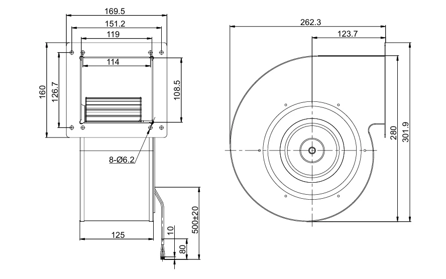 product-888-556 SD-F180A-EC-N07 overall dimensions