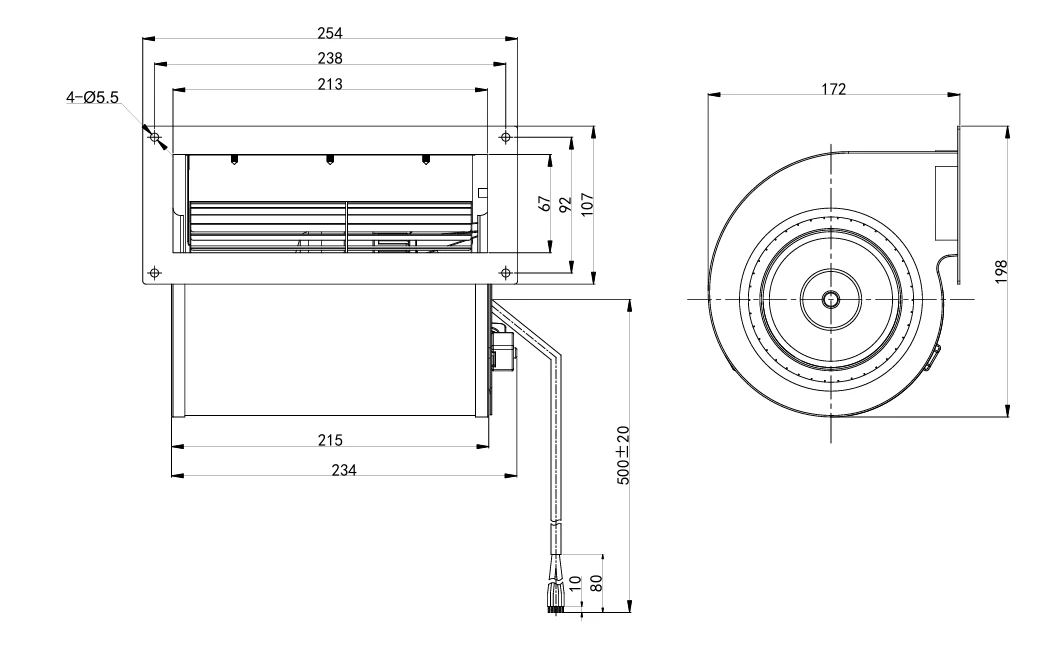 product-1-1 DD-F133B-EC-N07 overall dimensions