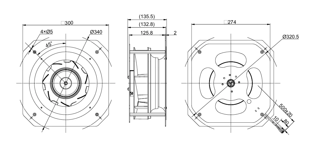 product-1-1 GE-B250B-EC-N07 overall dimensions
